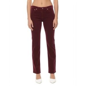 Calvin‎ Klein Jeans Corduroy Pants Womens 33/16 Maroon Ultimate Skinny Casual